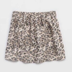 Aerie Leopard Print Skirt